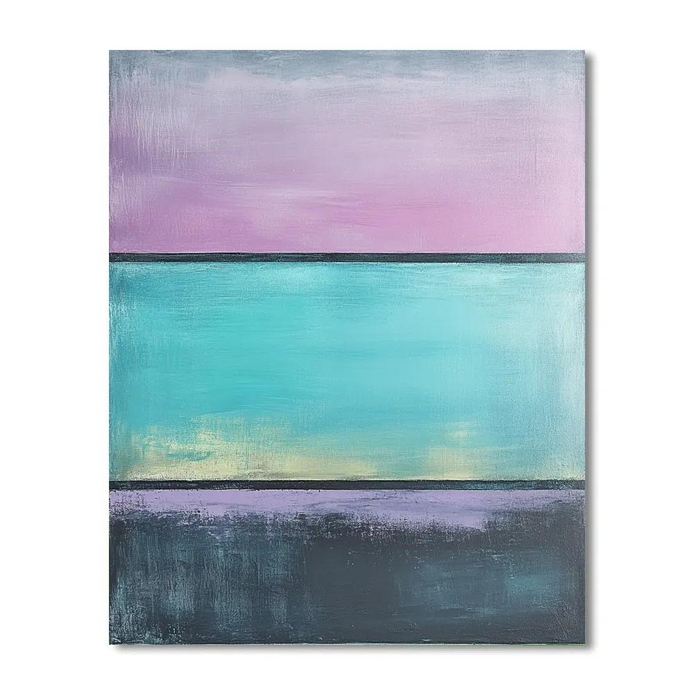 Mark Rothko Inspired Nebula Drift Meditation Painting by numbers kit