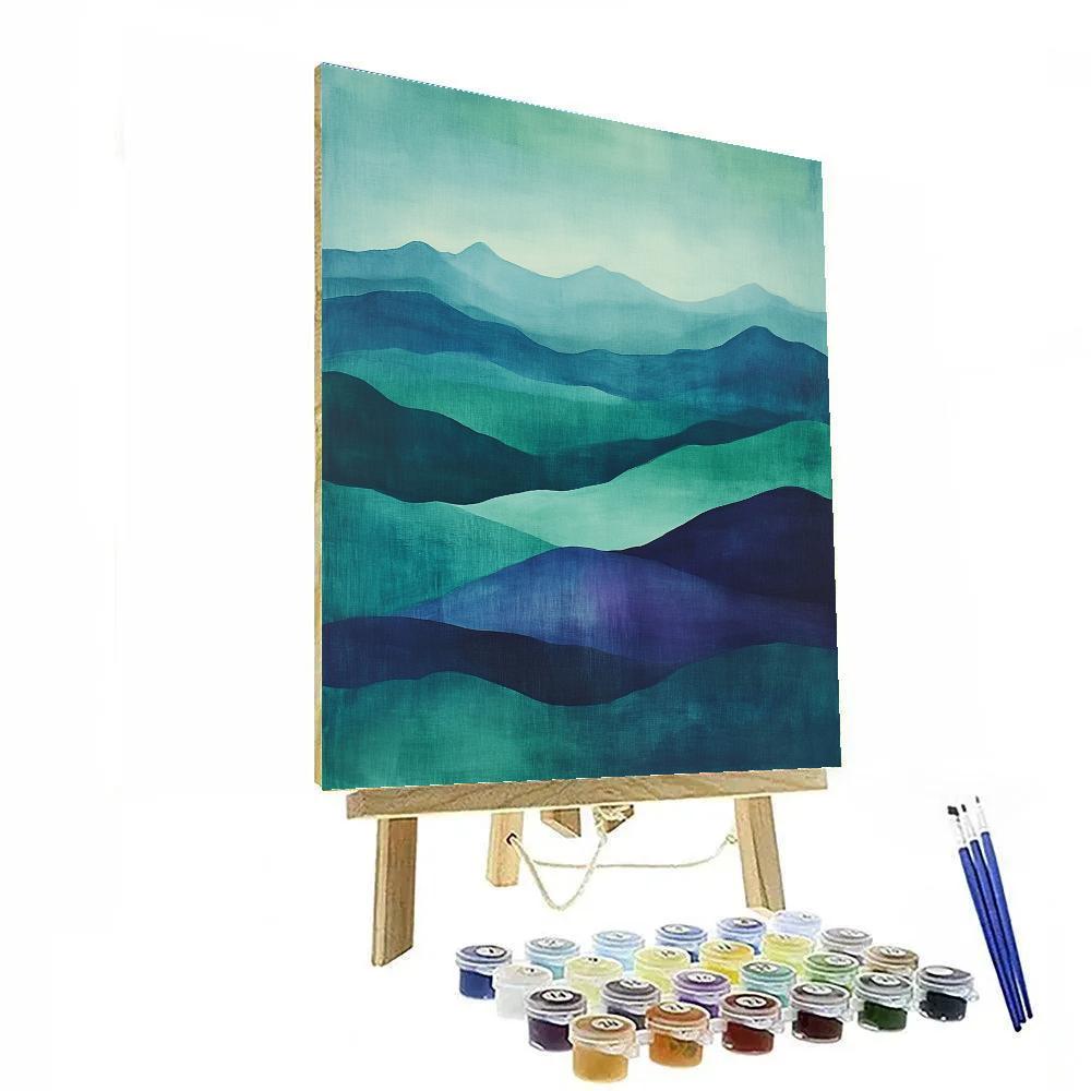 Georges Seurat Inspired Aurora Phase Field Numbered painting kits