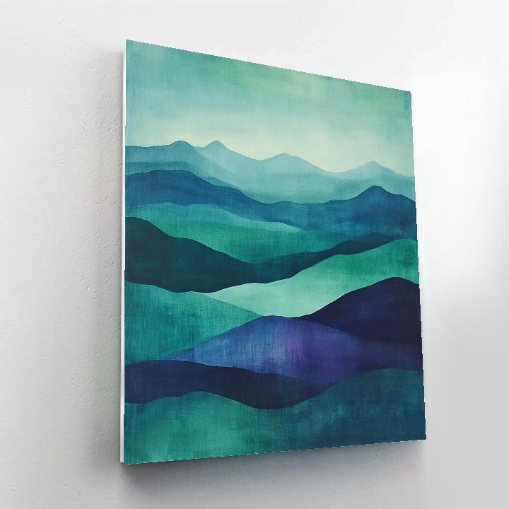 Georges Seurat Inspired Aurora Phase Field Numbered painting kits