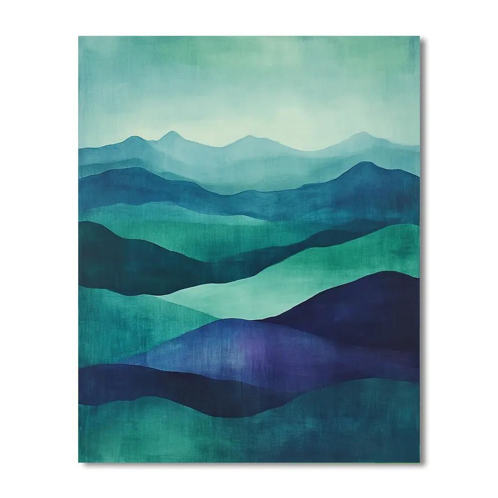 Georges Seurat Inspired Aurora Phase Field Numbered painting kits