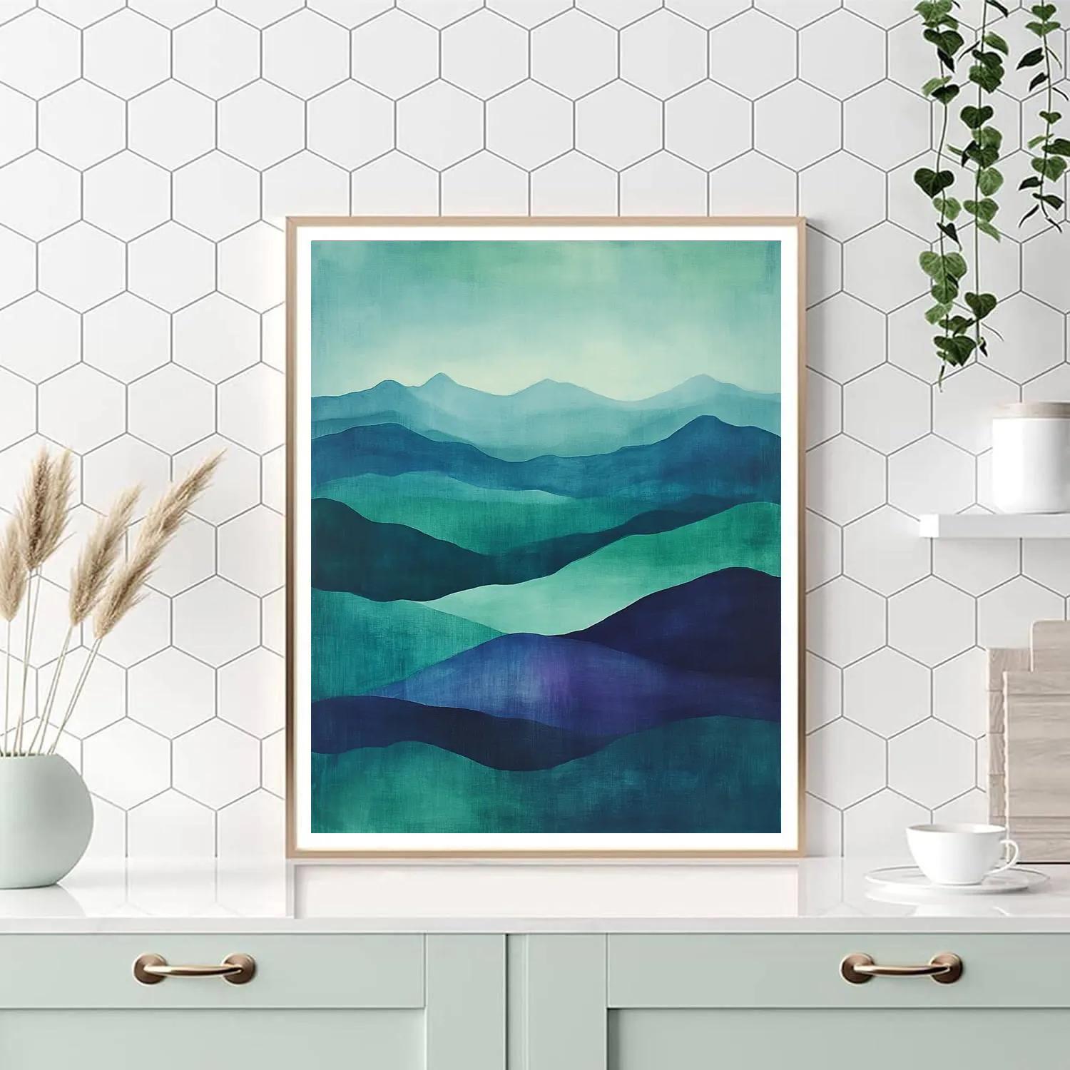 Georges Seurat Inspired Aurora Phase Field Numbered painting kits