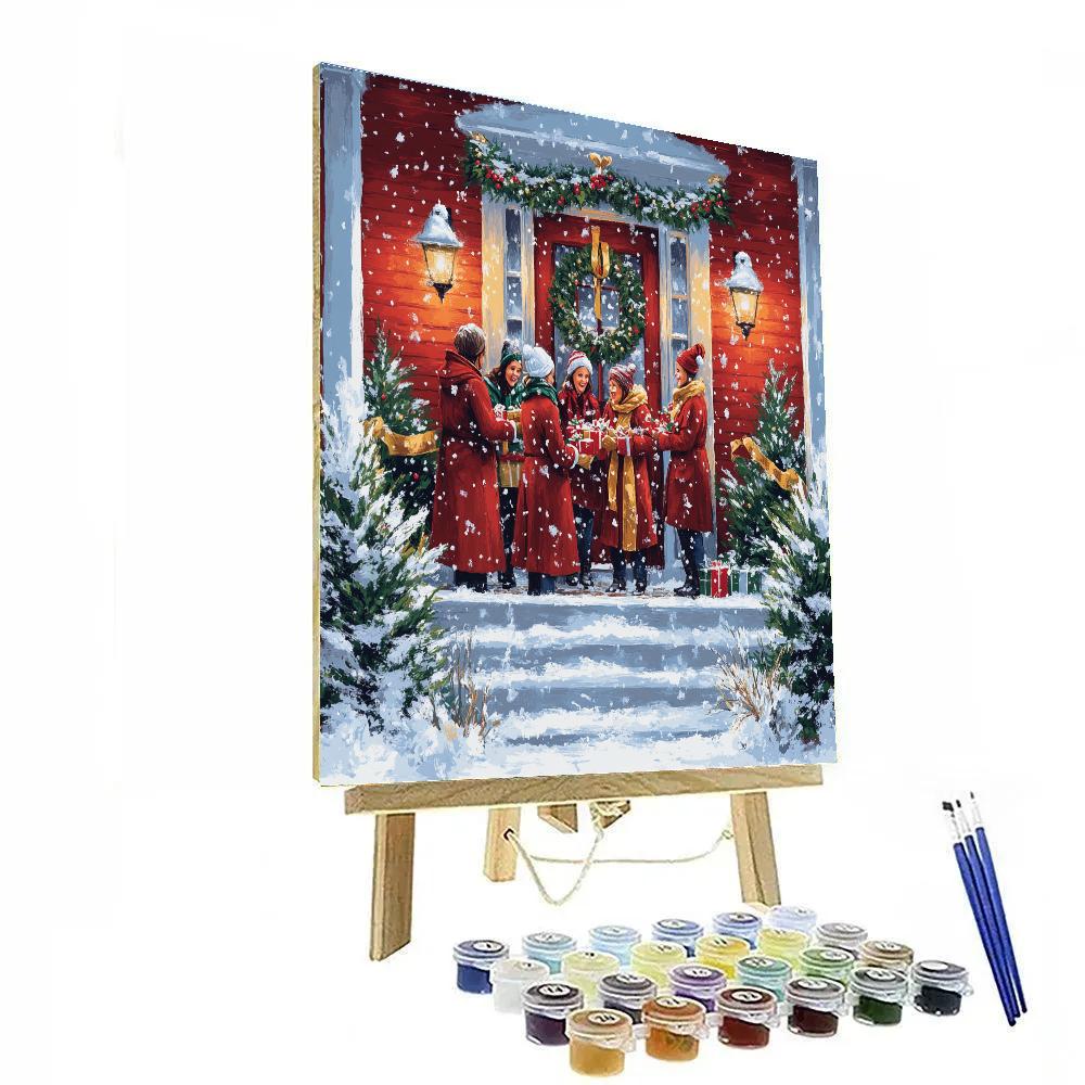 Lantern Path Welcome Numbered painting kits