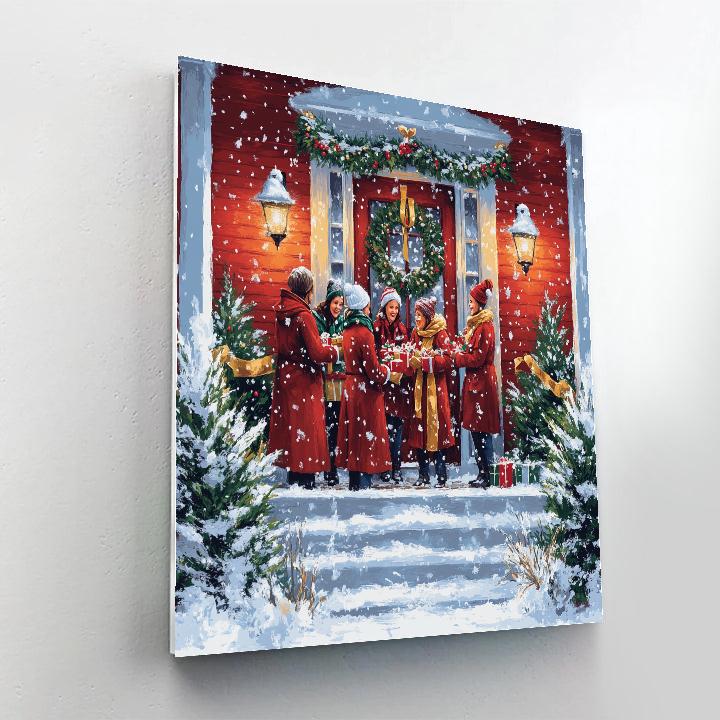 Lantern Path Welcome Numbered painting kits