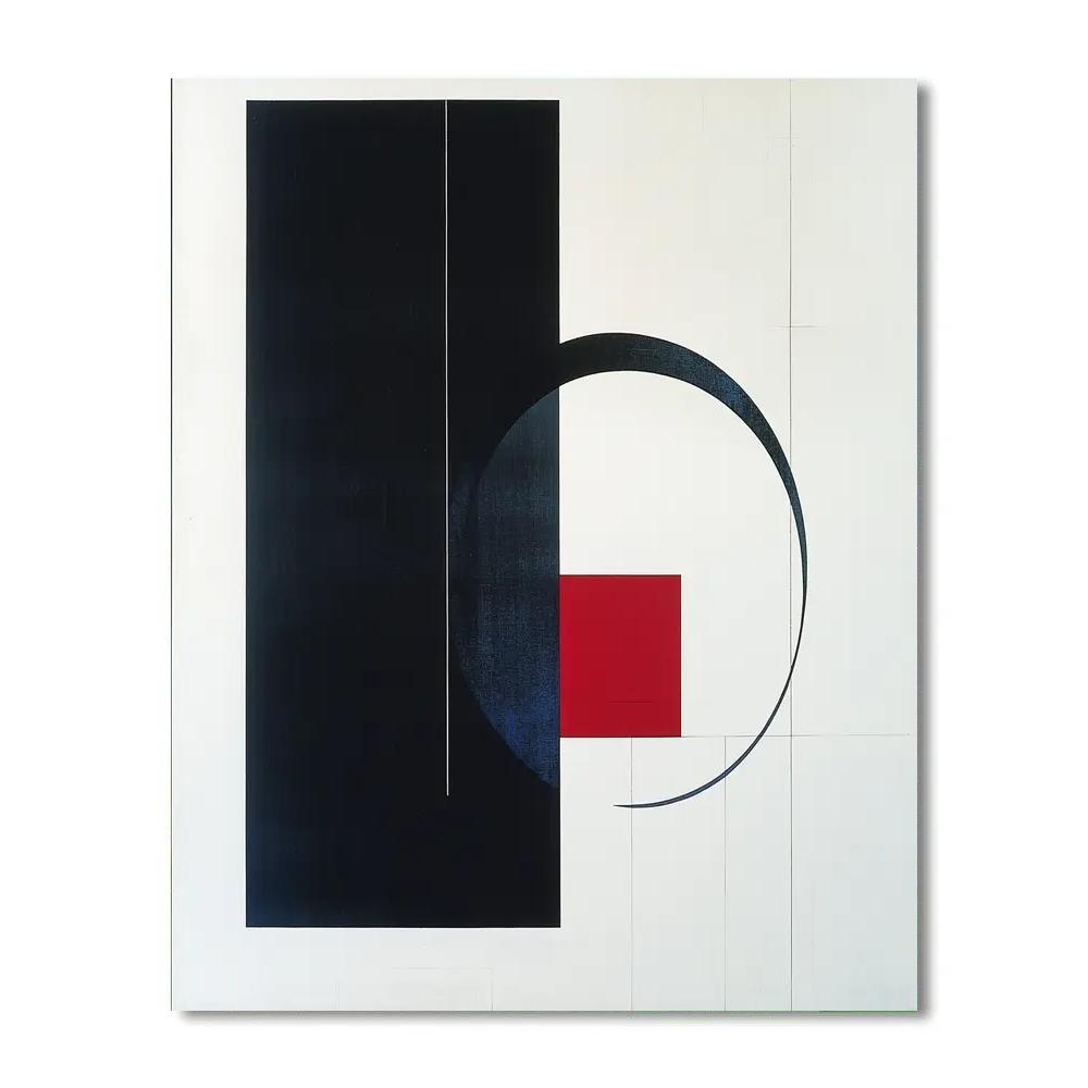 Kazimir Malevich Inspired Event Horizon Balance paint by numbers