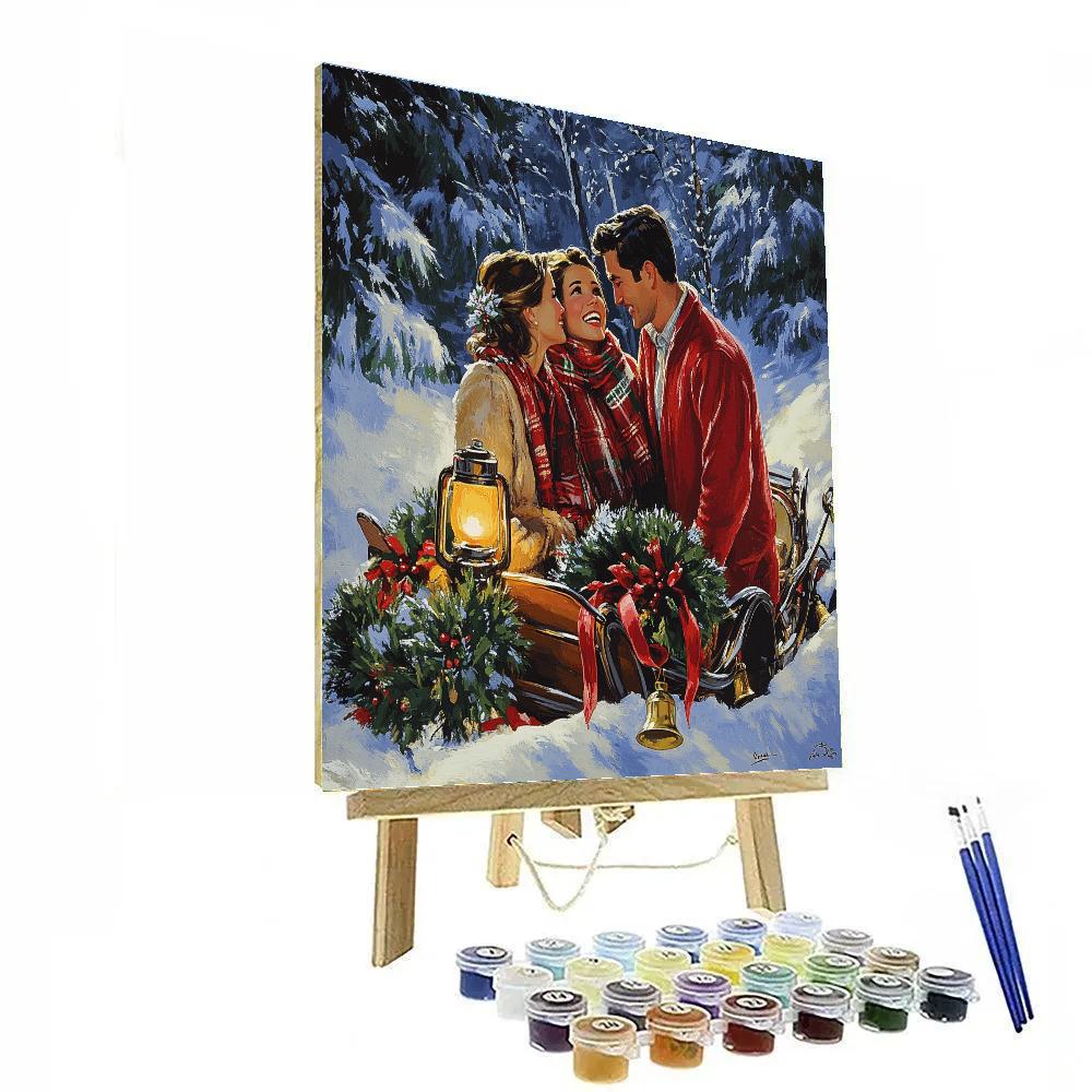 Sleigh Bell Promise Paint by numbers art