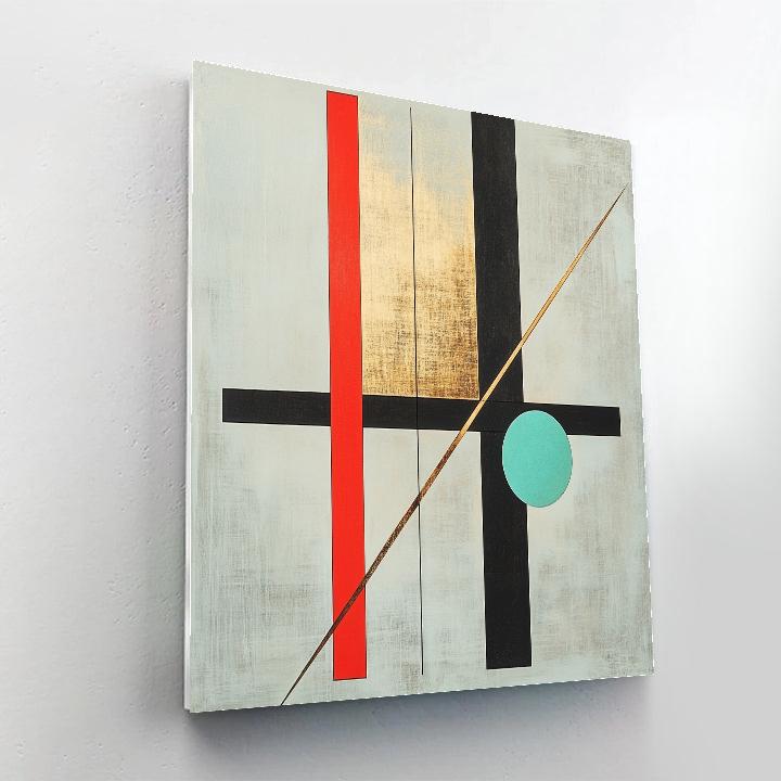 Kazimir Malevich Inspired Pulsar Signal Grid Paint by numbers kits