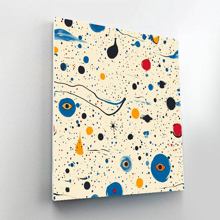 Joan Miró Inspired Quantum Dream Constellations Painting by numbers kit