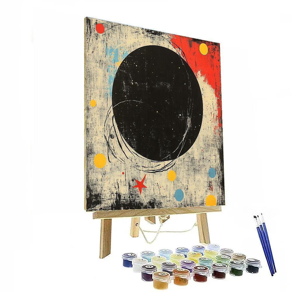 Joan Miró Inspired Eclipse Of Pure Color Silence Paint by numbers art