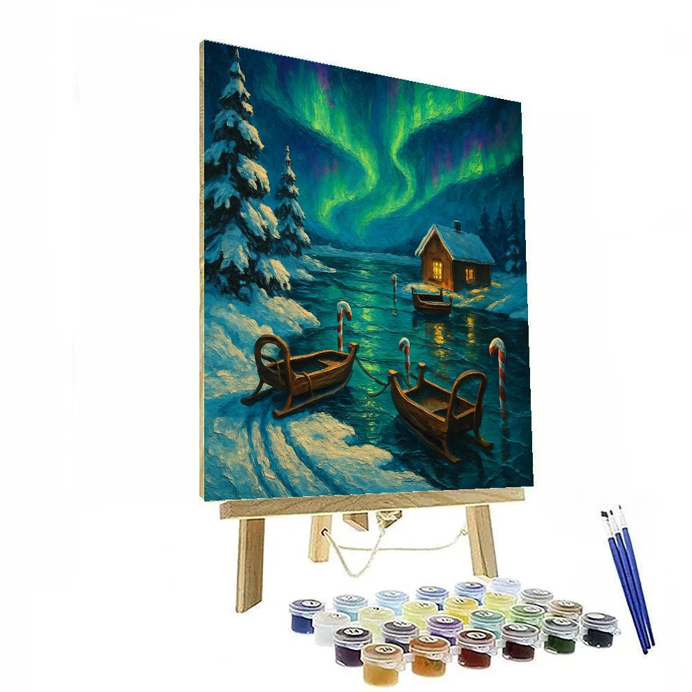 Aurora Sleigh Harbor Paint by numbers kits
