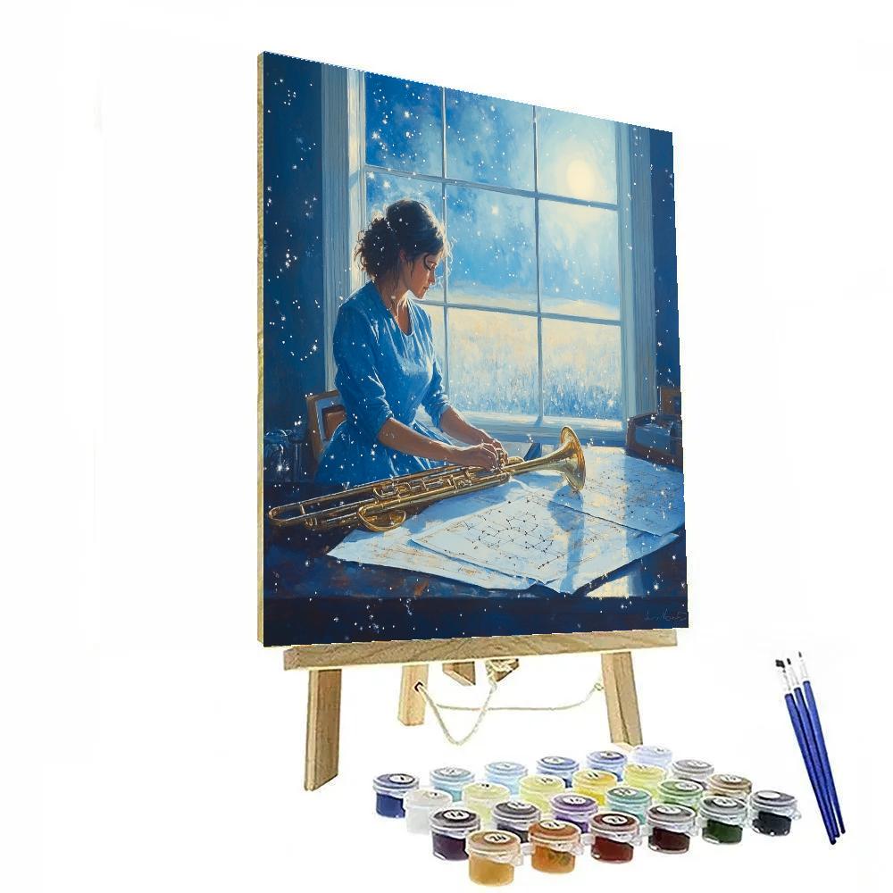 Vermeer Inspired Light In The Observatory Numbered painting kits