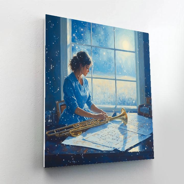 Vermeer Inspired Light In The Observatory Numbered painting kits