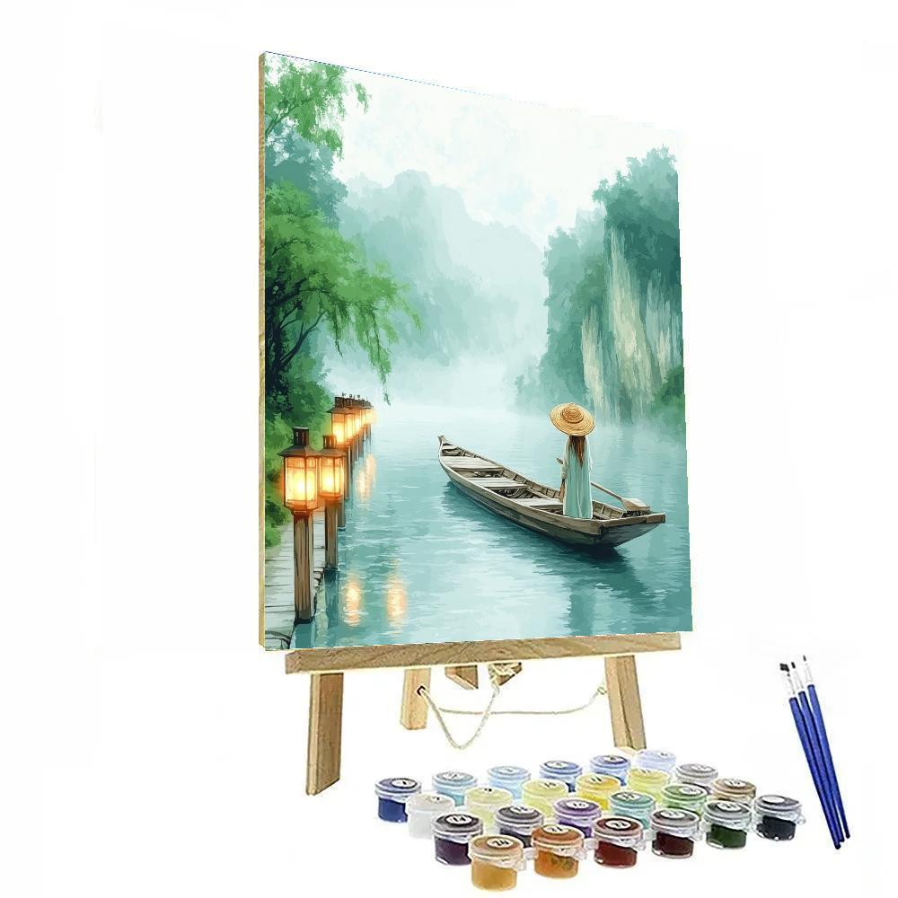 Raya Dragon River Journey Disney Inspired Paint by numbers art