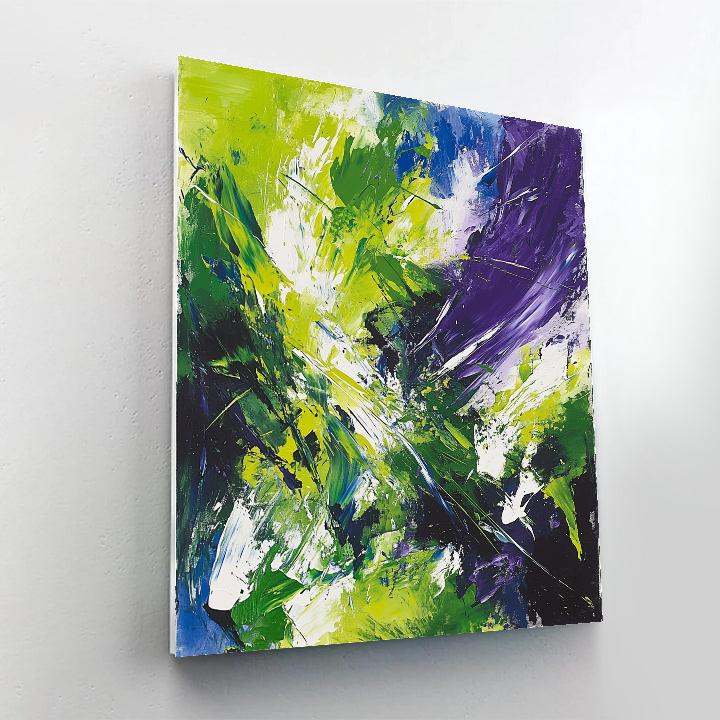 Joan Mitchell Inspired Comet Garden Abstraction Number painting