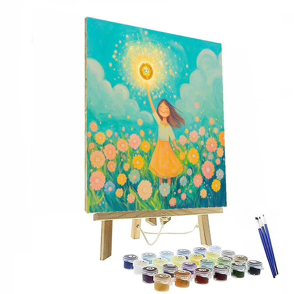 Joy Memory Orb Meadow Disney Inspired paint by numbers