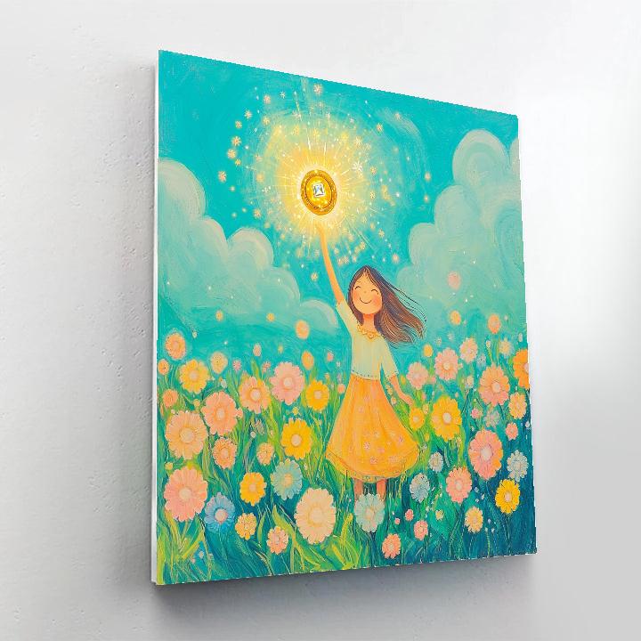 Joy Memory Orb Meadow Disney Inspired paint by numbers