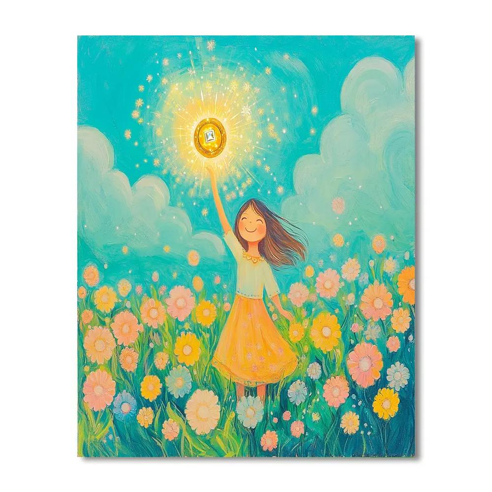 Joy Memory Orb Meadow Disney Inspired paint by numbers
