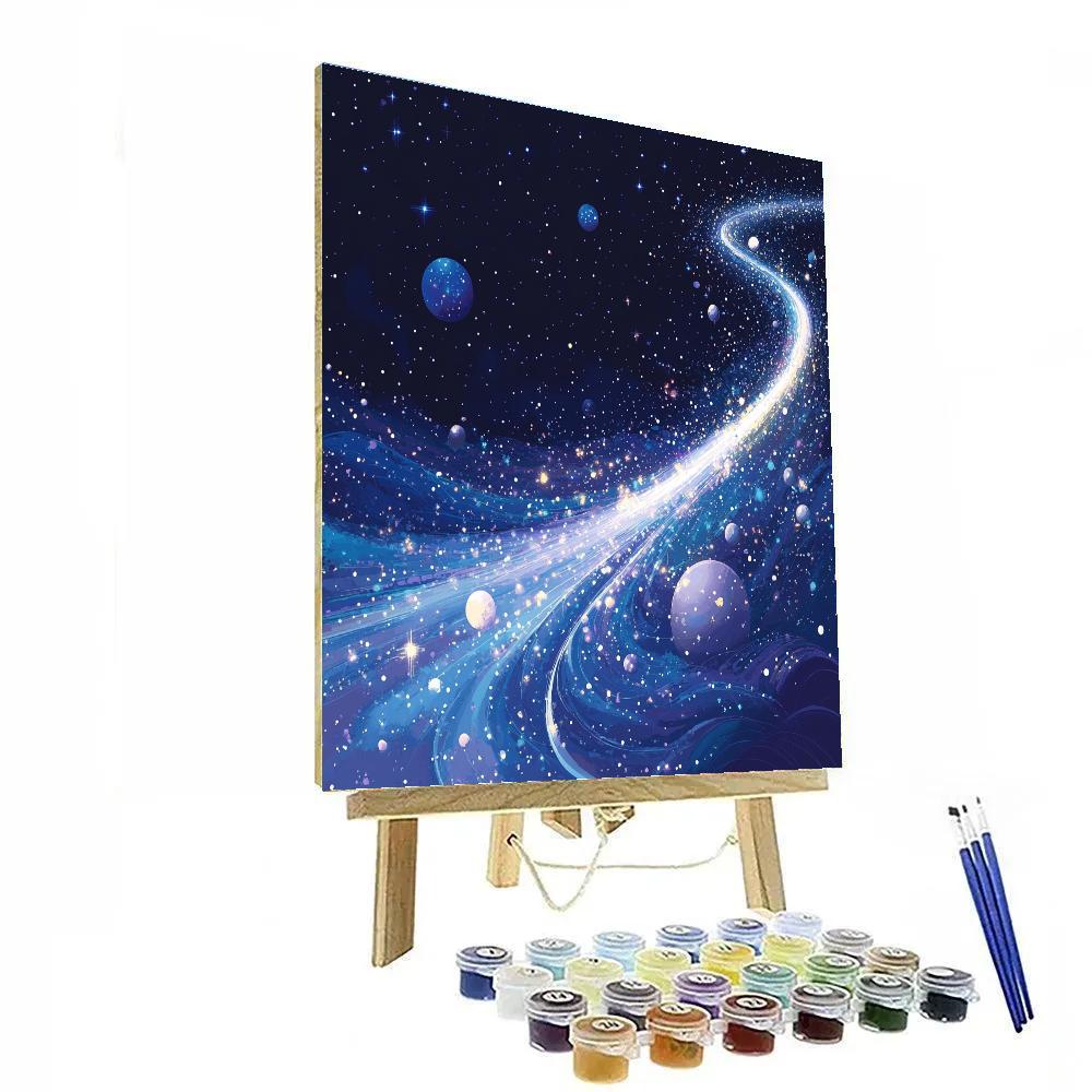 Eve Starry Sky Glide Disney Inspired Painting by numbers kit
