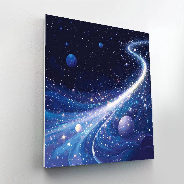 Eve Starry Sky Glide Disney Inspired Painting by numbers kit