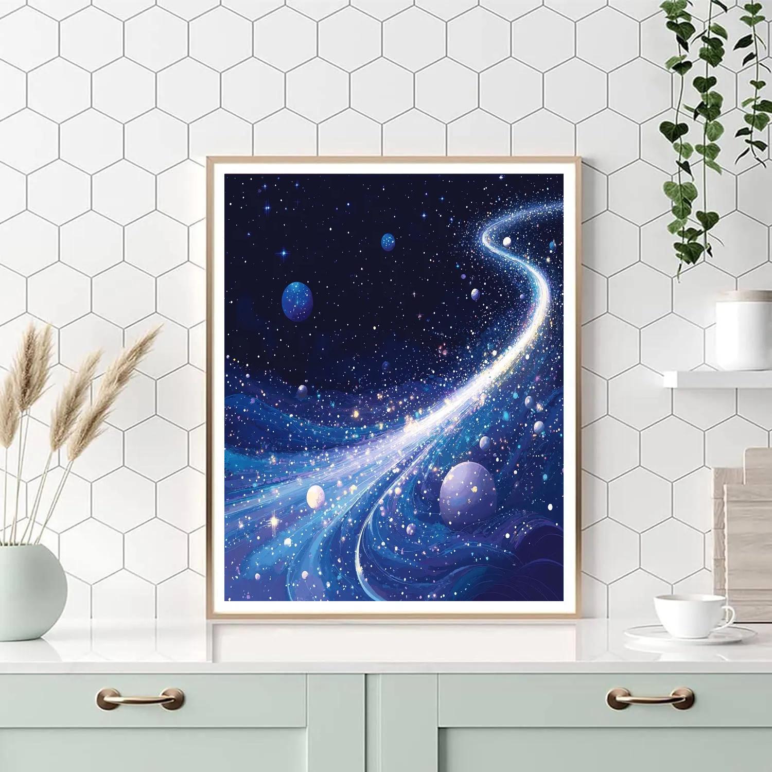 Eve Starry Sky Glide Disney Inspired Painting by numbers kit
