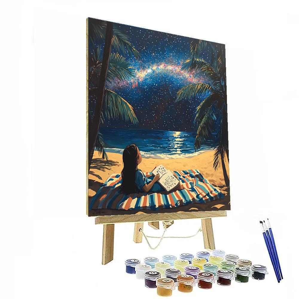 Lilo Island Stargazing Night Disney Inspired Numbered painting kits