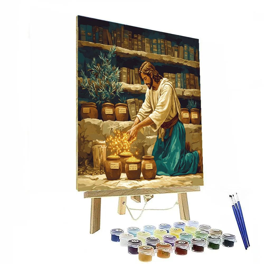 Jesus Of The Seed Library Painting by numbers kit