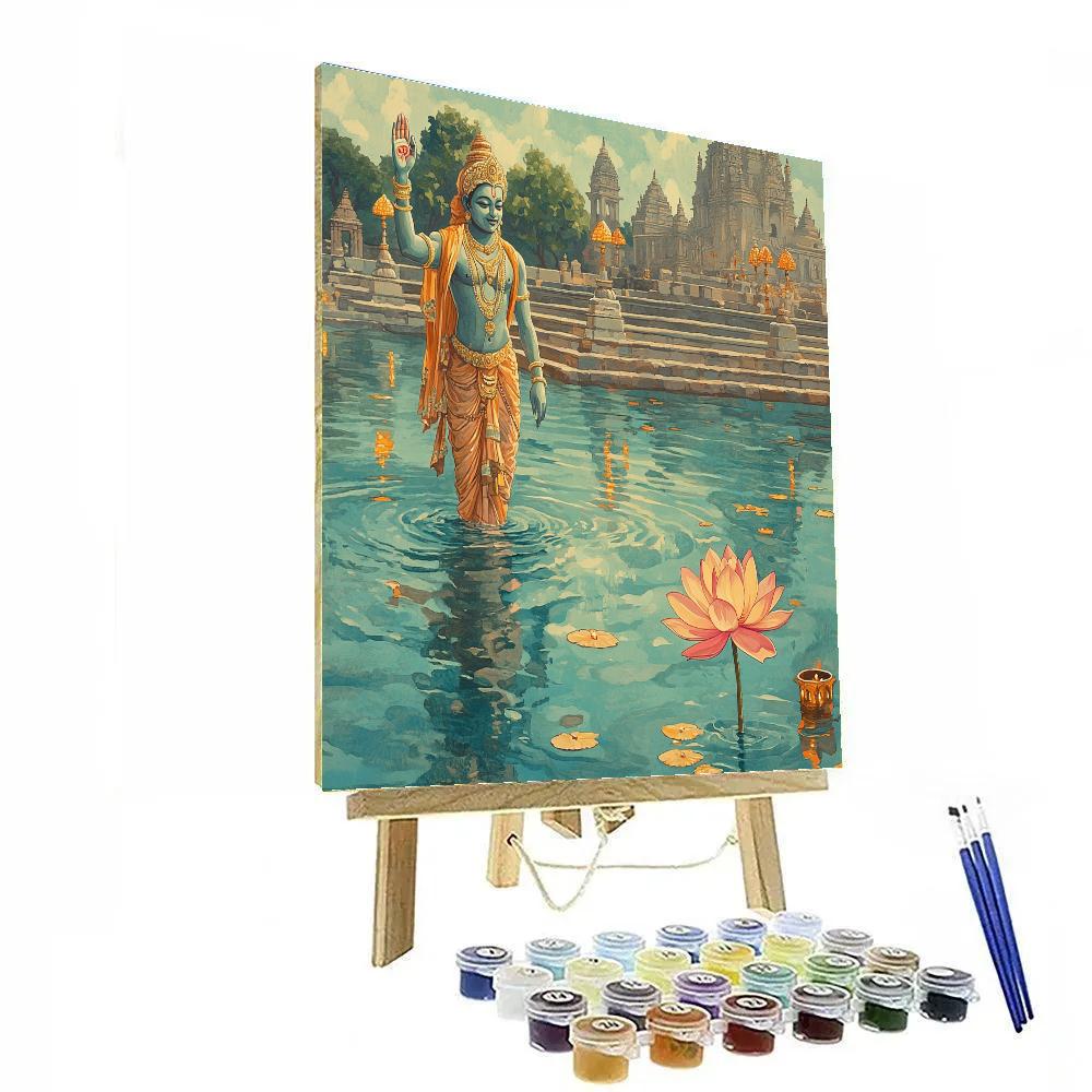 Harmonic Water Garden Brahma DIY paint by numbers