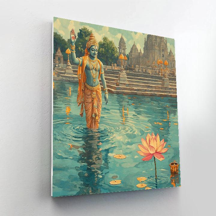 Harmonic Water Garden Brahma DIY paint by numbers