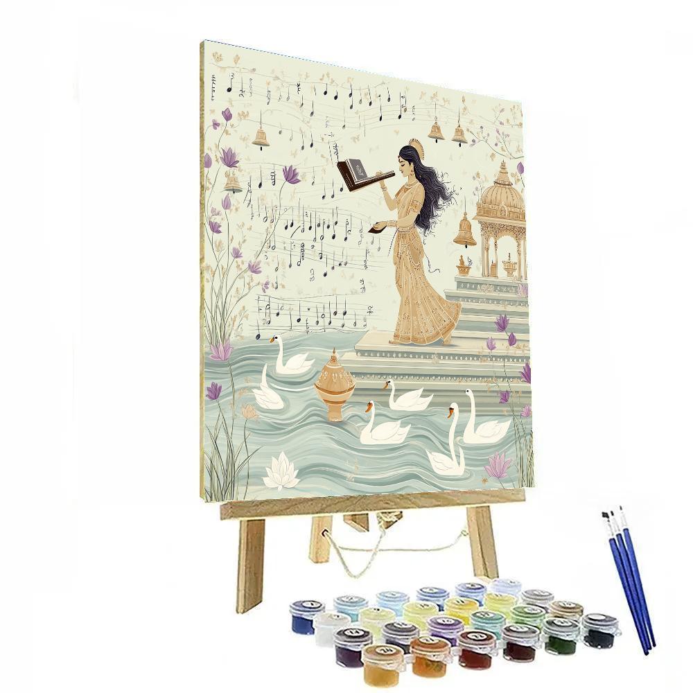 Saraswati And The River Of Sound Terraces paint by numbers