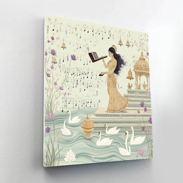 Saraswati And The River Of Sound Terraces paint by numbers