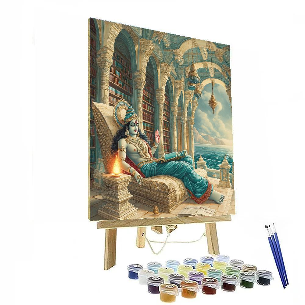 Ananta Shesha Library Of Endless Scrolls Numbered painting kits