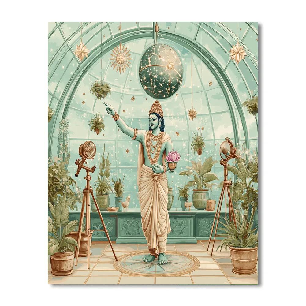 Brahma Star Map Conservatory Paint by numbers kits