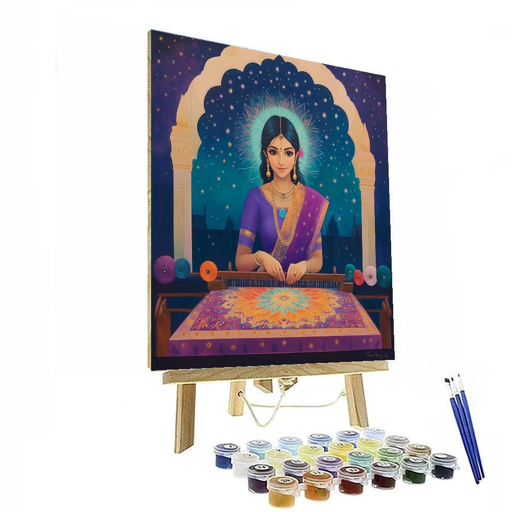 Cosmic Loom Weaving With Parvati paint by number