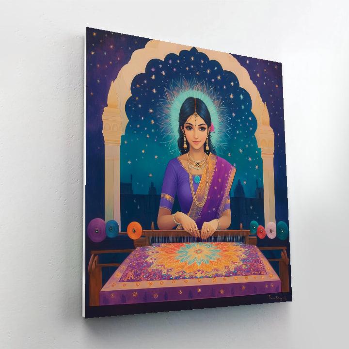 Cosmic Loom Weaving With Parvati paint by number