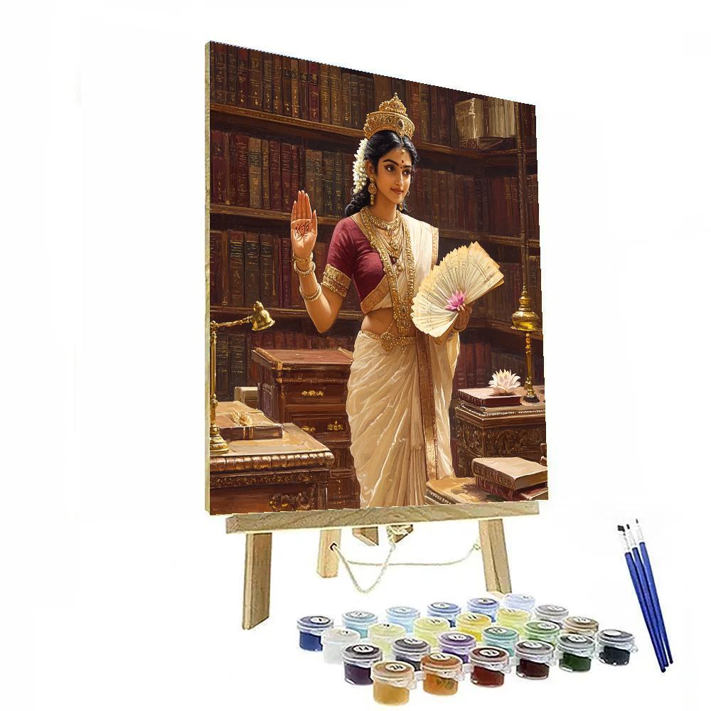Parvati Guardian Of The Silent Library Numbered painting kits