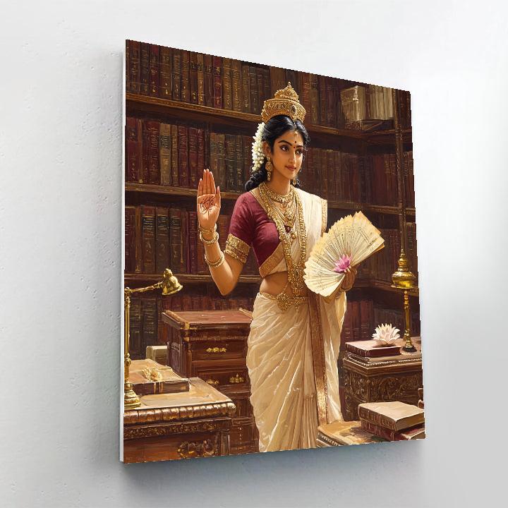 Parvati Guardian Of The Silent Library Numbered painting kits