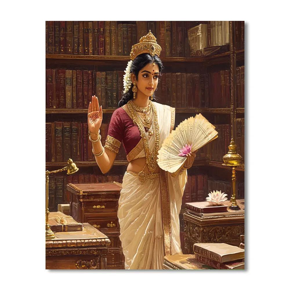 Parvati Guardian Of The Silent Library Numbered painting kits