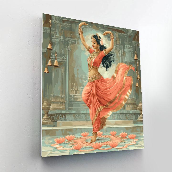 Parvati Dance Of The Eight Petals Painting by numbers kit