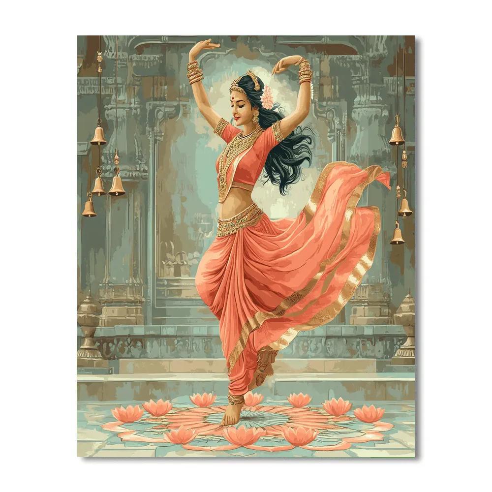 Parvati Dance Of The Eight Petals Painting by numbers kit