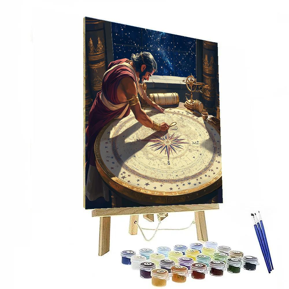 Hanuman Cosmic Mapmaker Table Paint by numbers kits