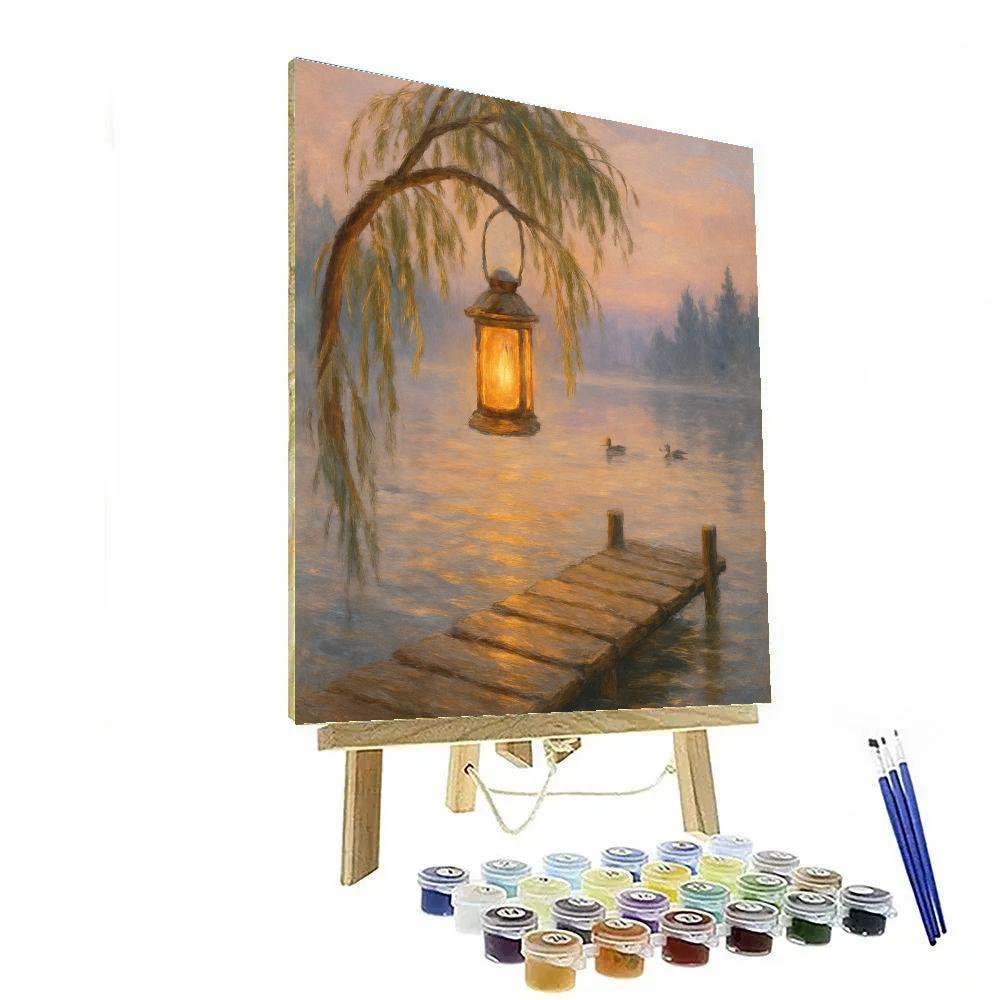 Lantern Dusk On Willow Cove Paint by numbers kits