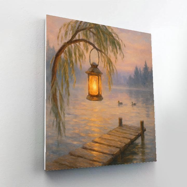 Lantern Dusk On Willow Cove Paint by numbers kits
