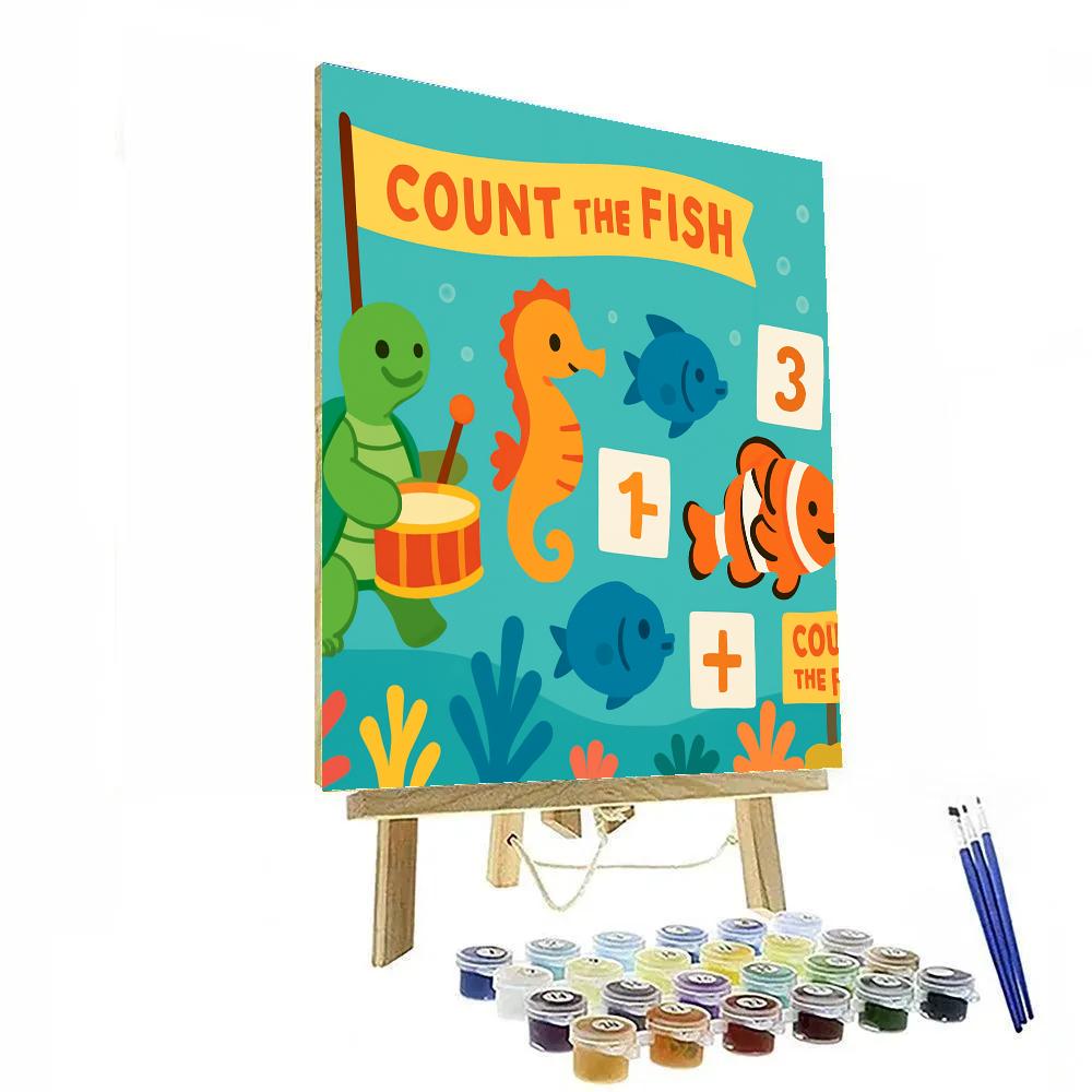 Coral Reef Math Parade paint by numbers