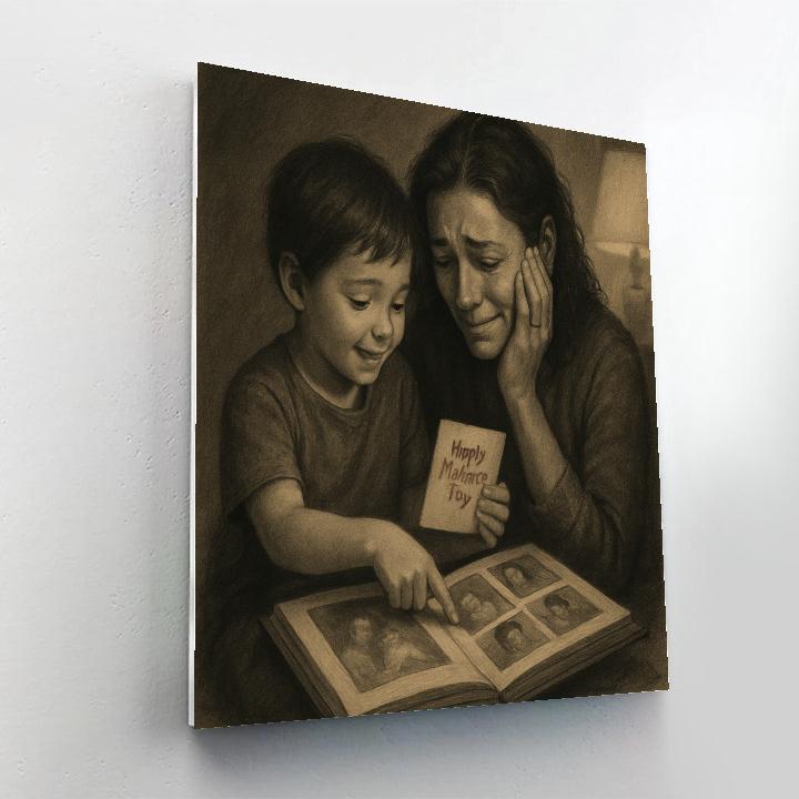 Photo Album Thank You Moment Paint by numbers kits