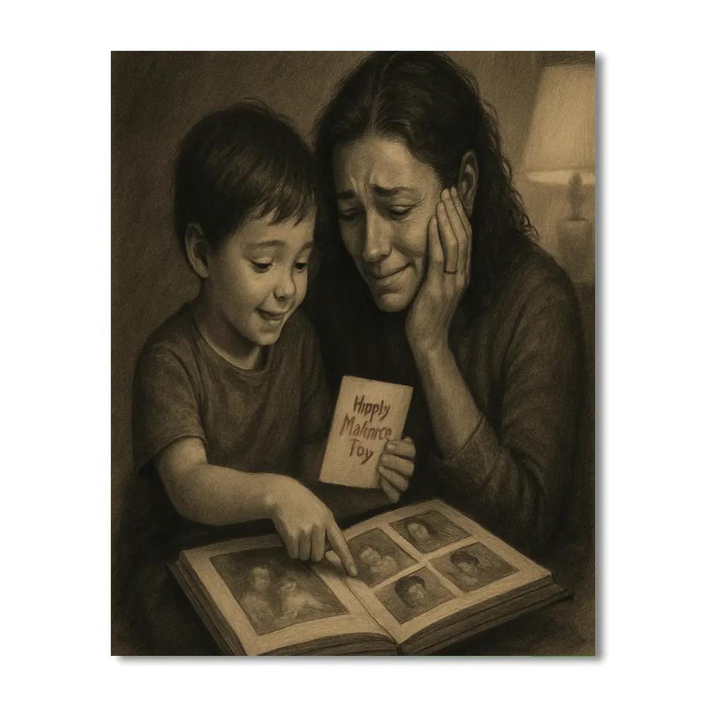 Photo Album Thank You Moment Paint by numbers kits