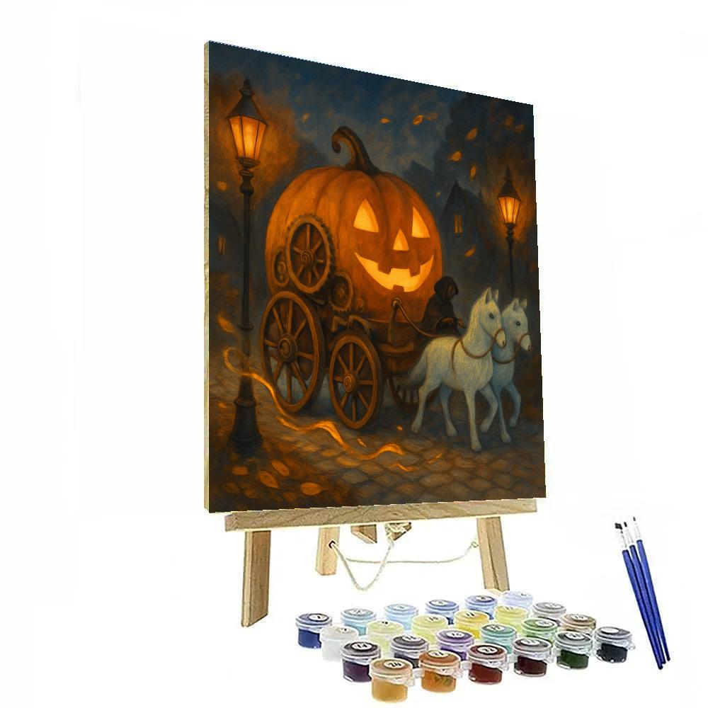 The Clockwork Pumpkin Wagon Ride Numbered painting kits