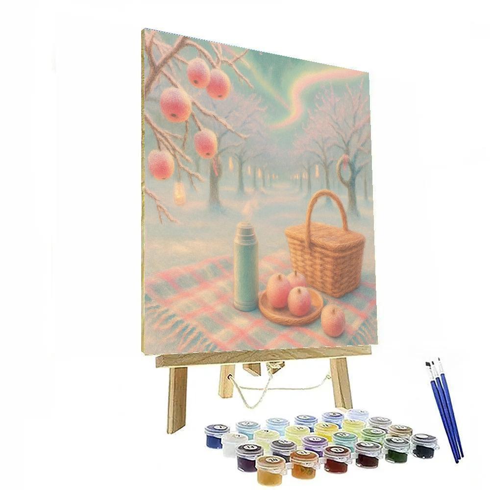 Aurora Picnic At The Frozen Orchard paint by numbers
