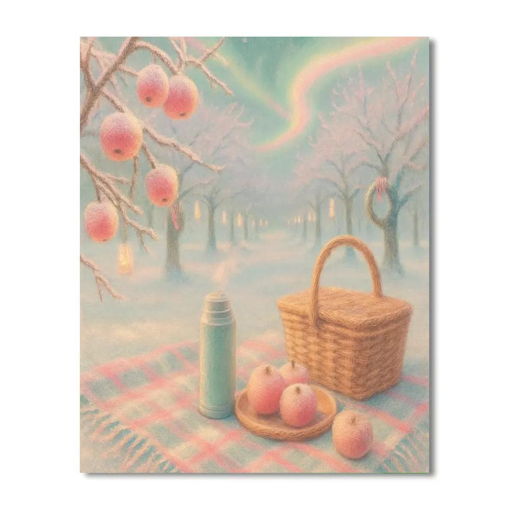 Aurora Picnic At The Frozen Orchard paint by numbers