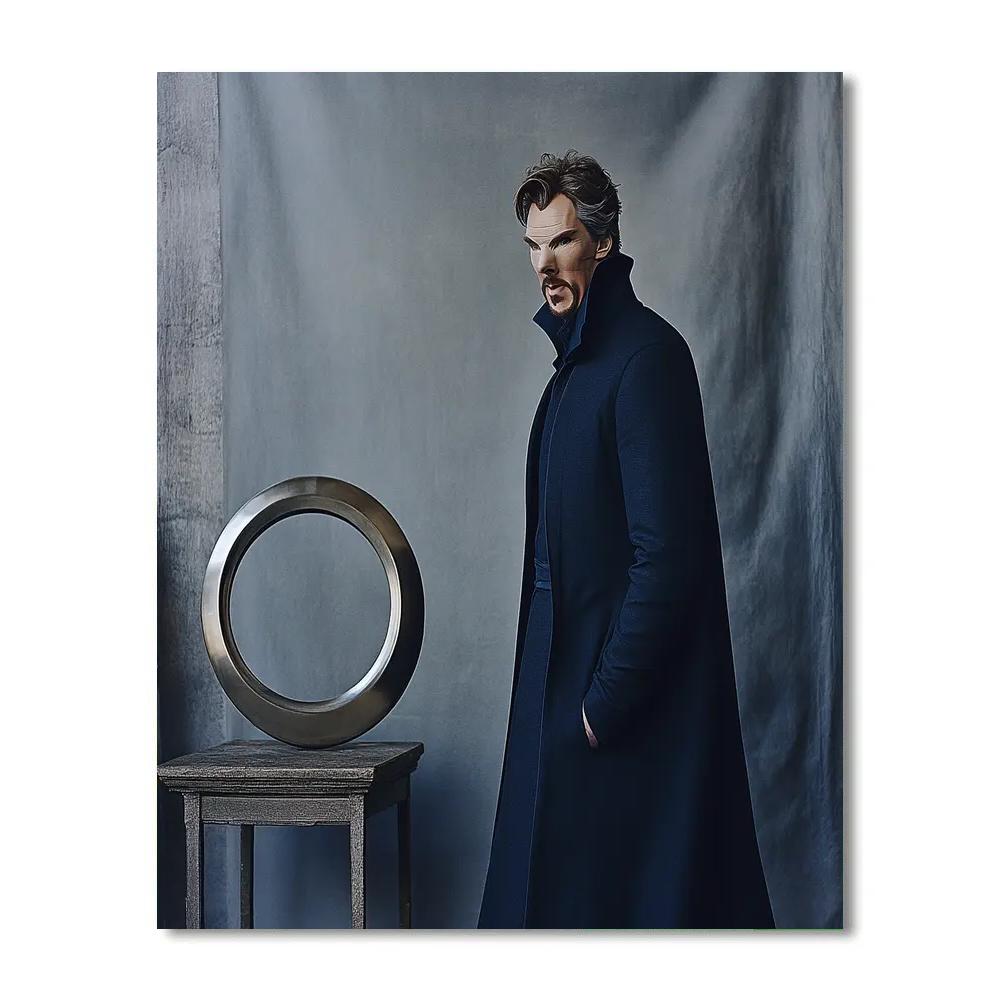 Benedict Cumberbatch: The Sorcerer Of Quiet Storms And Shifting Realities painting number kit