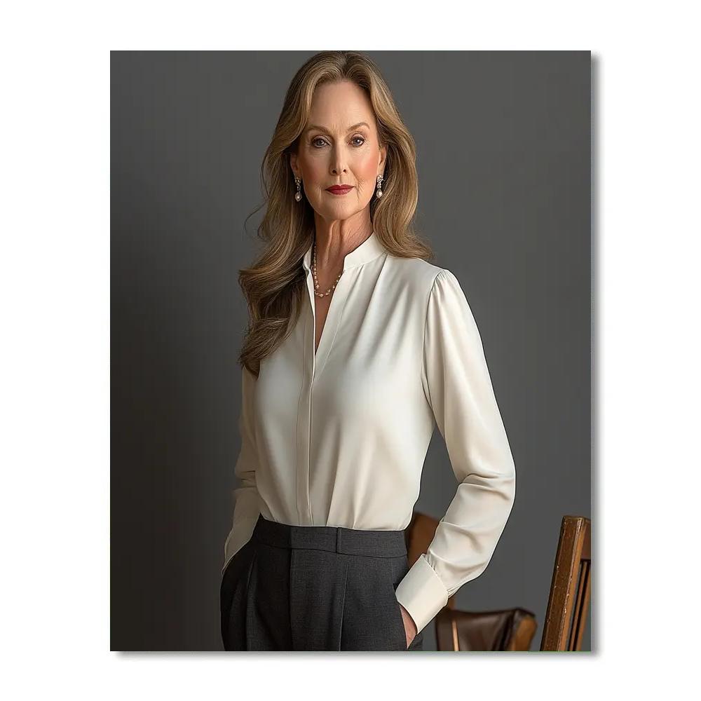 Meryl Streep: The Chameleon Crown Of Modern Cinema paint by color
