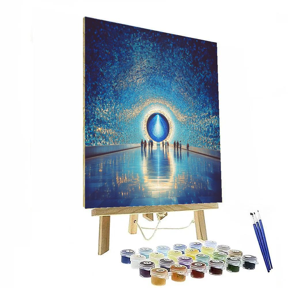 Underground Sky Of Metro Art At Toledo Station Naples Italy paint by number